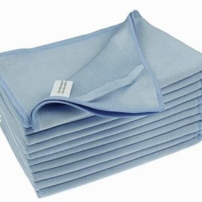 10 stuks CrystalClean Microvezeldoek Blauw